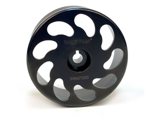 Kuplungharang BGM PRO Piaggio Ciao, Bravo, Boxer, Si egyrészes, hűtőbordákkal, CNC Made in Germany, variomatikás modellekhez