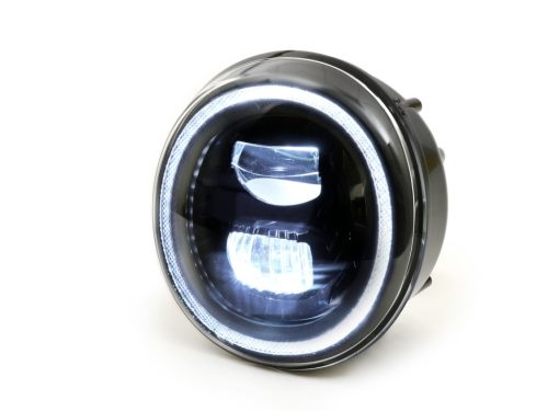 Fényszóró Moto Nostra LED HighPower fekete fényszóró GTS, azaz Super 125-300, GT, GTS, GTL -2018-hoz