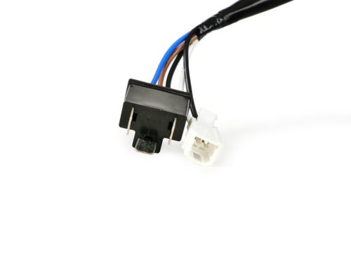 Fényszóró Moto Nostra LED HighPower fekete fényszóró GTS, azaz Super 125-300, GT, GTS, GTL -2018-hoz