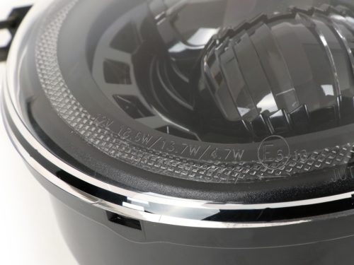 Fényszóró Moto Nostra LED HighPower fekete fényszóró GTS, azaz Super 125-300, GT, GTS, GTL -2018-hoz