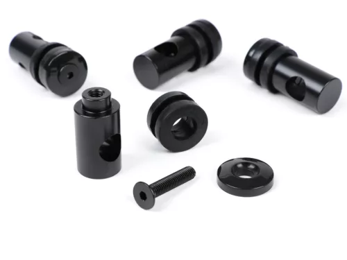 Tartókonzol szélvédőhöz Moto Nostra w=340mm, h=105mm Vespa PX80, PX125, PX150, PX200, LML 125/150 Star/Stella fekete