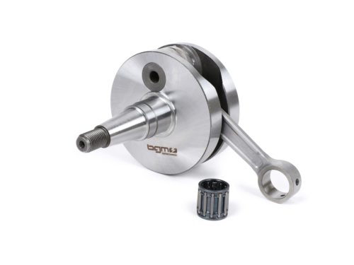 Kurattyústengely BGM Pro RACING (membrános szívócsőhöz) teljes orrú, 51mm löket, 105mm csuklópálca Vespa PK125 XL2, PK125 ETS (Ř 24mm kúp)