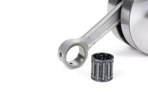 Kurattyústengely BGM Pro RACING (membrános szívócsőhöz) teljes orrú, 51mm löket, 105mm csuklópálca Vespa PK125 XL2, PK125 ETS (Ř 24mm kúp)