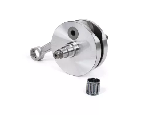 Kurattyústengely BGM Pro RACING (membrános szívócsőhöz) teljes orrú, 51mm löket, 105mm csuklópálca Vespa PK125 XL2, PK125 ETS (Ř 24mm kúp)