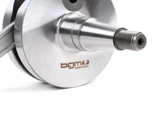 Kurattyústengely BGM Pro RACING (membrános szívócsőhöz) teljes orrú, 51mm löket, 105mm csuklópálca Vespa PK125 XL2, PK125 ETS (Ř 24mm kúp)