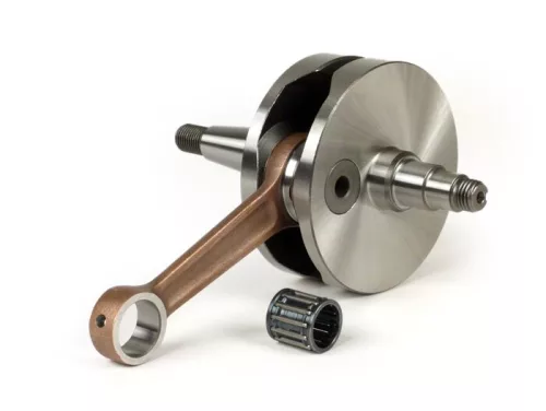 BGM Pro RACING forgattyús tengely (membrános szívócsőhöz) teljes orsó, 51mm löket, 97mm összekötő rúd Vespa PK125 XL2, PK125 ETS (Ř 24mm kúp).