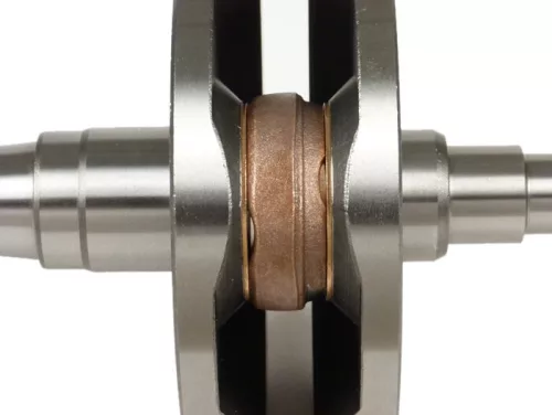 BGM Pro RACING forgattyús tengely (membrános szívócsőhöz) teljes orsó, 51mm löket, 97mm összekötő rúd Vespa PK125 XL2, PK125 ETS (Ř 24mm kúp).