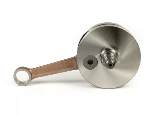 BGM Pro RACING forgattyús tengely (membrános szívócsőhöz) teljes orsó, 51mm löket, 97mm összekötő rúd Vespa PK125 XL2, PK125 ETS (Ř 24mm kúp).