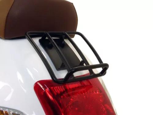 Hátsó csomagtartó Moto Nostra Sprint Rack Vespa GT, GTL, GTV, GTS, GTS Super, GT60 125-200-250-300ccm fekete matt
