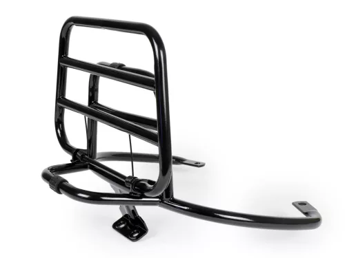 Összecsukható hátsó csomagtartó Moto Nostra Vespa GT, GTL, GTV, GTS, GTS Super, GT60 125-200-250-300cc fényes fekete