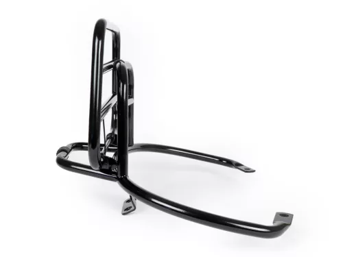 Összecsukható hátsó csomagtartó Moto Nostra Vespa GT, GTL, GTV, GTS, GTS Super, GT60 125-200-250-300cc fényes fekete