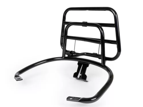 Összecsukható hátsó csomagtartó Moto Nostra Vespa GT, GTL, GTV, GTS, GTS Super, GT60 125-200-250-300cc fényes fekete