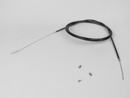 Húzószett univerzális Ř=1,2mm x 2500mm, köpeny= 2200mm, mellbimbó Ř=3,0mm x 3mm használt gázkábel fonott PTFE fekete.