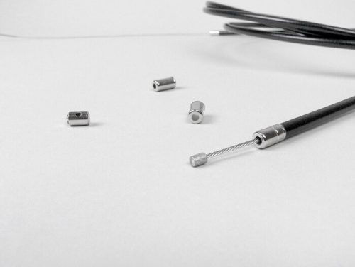 Húzószett univerzális Ř=1,2mm x 2500mm, köpeny= 2200mm, mellbimbó Ř=3,0mm x 3mm használt gázkábel fonott PTFE fekete.