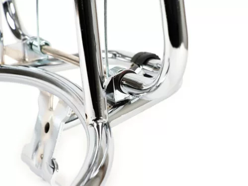 Hátsó összecsukható csomagtartó Moto Nostra Vespa LX50, LX125, LX150, Vespa LXV50, LXV125, Vespa S50, S125, S150 krómozott