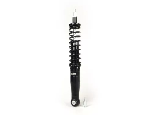 Lengéscsillapító hátul BGM PRO SC/R1 SPORT, 385mm fekete Vespa Wideframe VM1, VM2, VN1, VN2, VB1, VL1, VL2, VL3, GS150, VL1, VL2, VL3, VB1, VB1, VB1, VL1, VL2, VL2, VL2, VL3, GS150