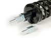 Lengéscsillapító hátul BGM PRO SC/R1 SPORT, 385mm fekete Vespa Wideframe VM1, VM2, VN1, VN2, VB1, VL1, VL2, VL3, GS150, VL1, VL2, VL3, VB1, VB1, VB1, VL1, VL2, VL2, VL2, VL3, GS150