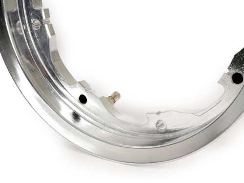 Felni BGM PRO, cső nélküli, 2,10-10 colos alumínium Lambretta LI sorozat 1-3, LI S, SX, TV sorozat 2-3 polírozott alumínium