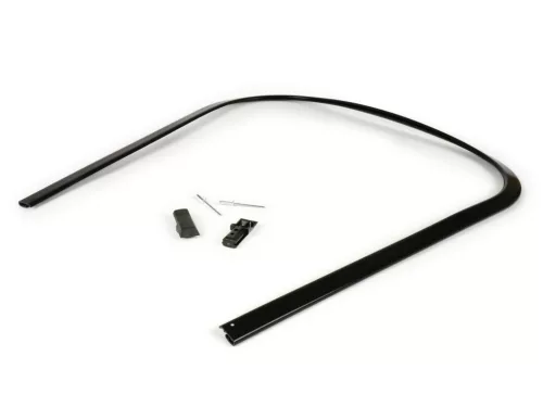 Peremvédő, beleértve a rugóstag végdarabok készletét BGM Original Vespa PK S, PK S Lusso, PK SS, PK ETS műanyag fekete