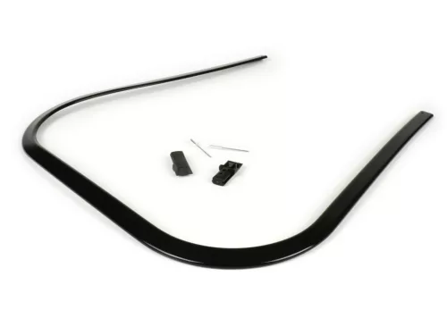 Peremvédő, beleértve a rugóstag végdarabok készletét BGM Original Vespa PK S, PK S Lusso, PK SS, PK ETS műanyag fekete