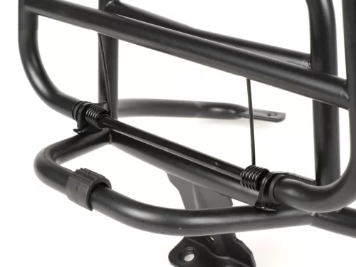 hátsó csomagtartó összecsukható Moto Nostra Vespa GT, GTL, GTV, GTS, GTS Super, GT60 125-200-250-300cc fekete matt