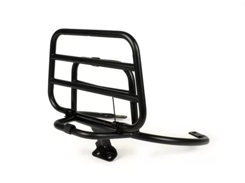 hátsó csomagtartó összecsukható Moto Nostra Vespa GT, GTL, GTV, GTS, GTS Super, GT60 125-200-250-300cc fekete matt