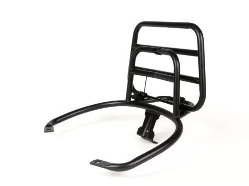 hátsó csomagtartó összecsukható Moto Nostra Vespa GT, GTL, GTV, GTS, GTS Super, GT60 125-200-250-300cc fekete matt