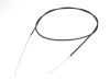 Univerzális kábel Ř=1,6mm x 2300mm, köpeny= 2000mm, mellbimbó Ř=5,5mm x 7mm váltókábelként használt PTFE Fekete fordított PTFE