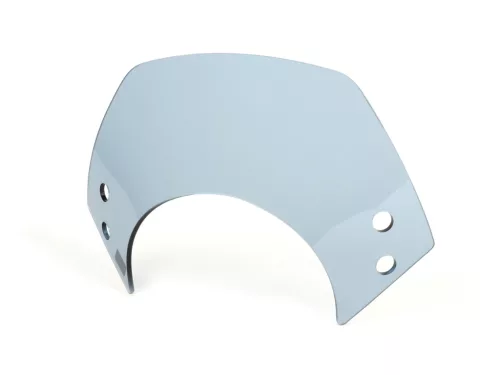 Szélvédő tartó nélkül Moto Nostra w=340mm, h=105mm Vespa GT, GTL, GTS, GTS, GTS Super 125-300ccm szürke színű, sötétített szélvédő