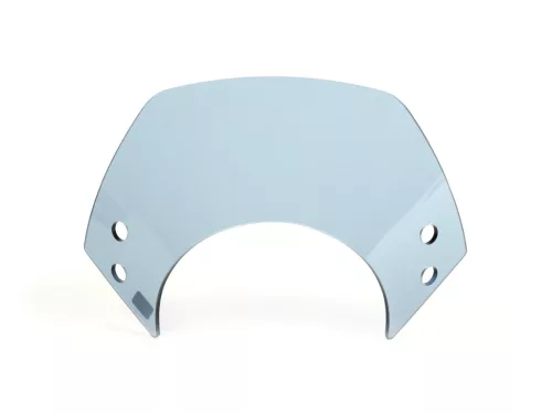 Szélvédő tartó nélkül Moto Nostra w=340mm, h=105mm Vespa GT, GTL, GTS, GTS, GTS Super 125-300ccm szürke színű, sötétített szélvédő