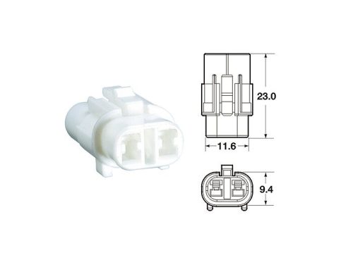 Csatlakozó készlet kábelköteghez BGM PRO típus 090 SMTO MT sorozat tömített, Bihr, 2 dugaszoló érintkező, 0,85-1,25mm˛, vízálló-.