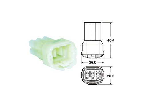 Csatlakozó készlet kábelköteghez BGM PRO típus 090 SMTO MT sorozat tömített, Bihr, 6 dugaszoló érintkező, 0,85-1,25mm˛, vízálló-.
