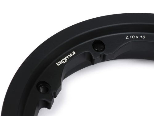 Felni BGM PRO, tubeless, 2.10-10 inch alumínium Lambretta LI sorozat 1-3, LI S, SX, TV sorozat 2-3 matt fekete