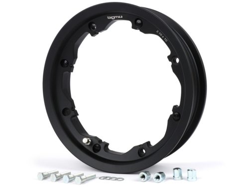 Felni BGM PRO, tubeless, 2.10-10 inch alumínium Lambretta LI sorozat 1-3, LI S, SX, TV sorozat 2-3 matt fekete
