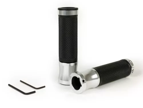 Markolatok Moto Nostra Alu Rub, gyémántmintás Vespa GT, GTL, GTS 125-200-250-300ccm, Ř 22,5-24mm, l=128mm alumínium