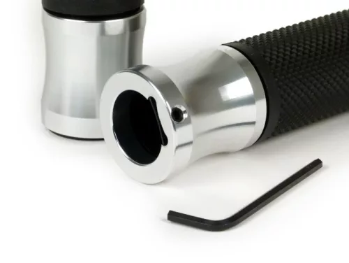 Markolatok Moto Nostra Alu Rub, gyémántmintás Vespa GT, GTL, GTS 125-200-250-300ccm, Ř 22,5-24mm, l=128mm alumínium