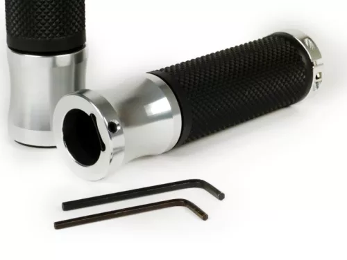 Markolatok Moto Nostra Alu Rub, gyémántmintás Vespa GT, GTL, GTS 125-200-250-300ccm, Ř 22,5-24mm, l=128mm alumínium