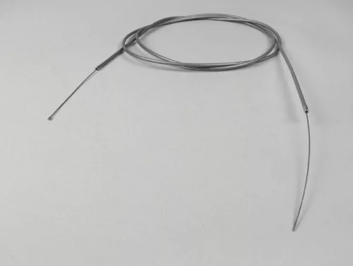 Univerzális kábel Ř=1,2mm x 2500mm, köpeny= 2200mm, mellbimbó Ř=3,0mm x 3mm gázkábelként használt gázkábel fonott PE szürke.