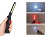 Fáklya ellenőrző lámpa Moto Nostra cob LED mágneses talppal, 250lm 112x36mm, Micro USB töltőkábellel együtt.