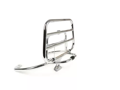 Hátsó összecsukható csomagtartó Moto Nostra Vespa GT, GTL, GTV, GTS, GTS Super, GT60 125-200-250-300ccm Króm