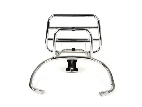 Hátsó összecsukható csomagtartó Moto Nostra Vespa GT, GTL, GTV, GTS, GTS Super, GT60 125-200-250-300ccm Króm