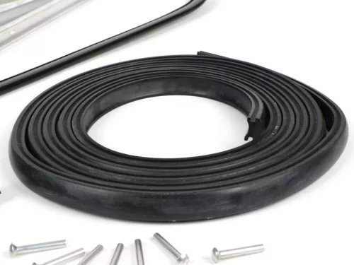 Peremvédő, beleértve a rugólemez készletet BGM Original Vespa PK S, PK S Lusso, PK SS, PK ETS műanyag fekete