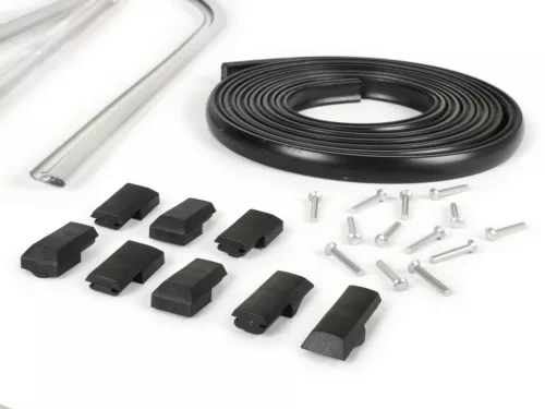 Peremvédő, beleértve a rugólemez készletet BGM Original Vespa PK S, PK S Lusso, PK SS, PK ETS műanyag ezüst