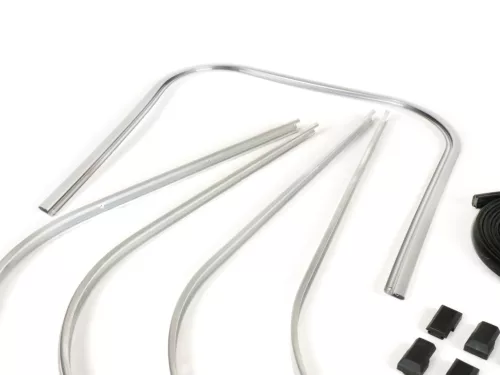 Peremvédő, beleértve a rugólemez készletet BGM Original Vespa PK S, PK S Lusso, PK SS, PK ETS műanyag ezüst