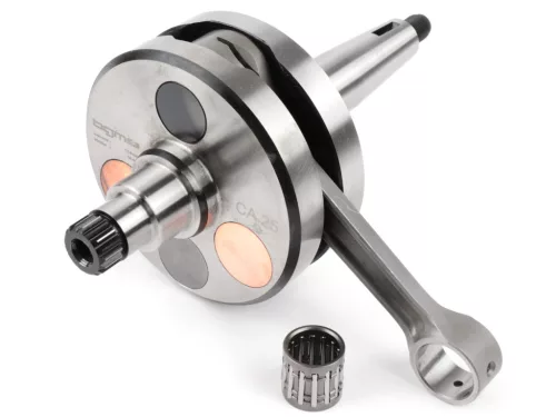 Kormánytengely BGM Pro HP Competition 58mm löket, 116mm dugattyústengely Lambretta DL/GP 125cc, 175cc, 200cc, 225cc, 250cc