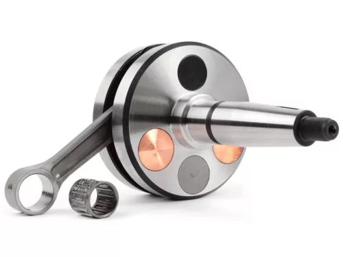 Kormánytengely BGM Pro HP Competition 58mm löket, 116mm dugattyústengely Lambretta DL/GP 125cc, 175cc, 200cc, 225cc, 250cc