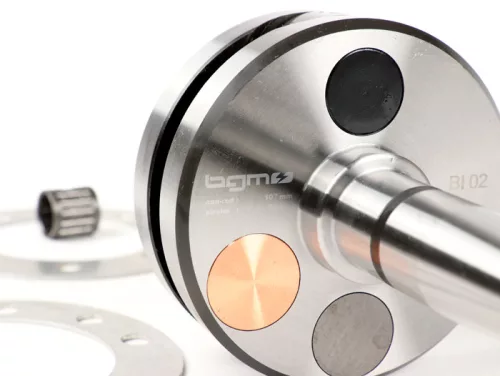 Kormánytengely BGM Pro HP Competition 60mm löket, 107mm dugattyúrúd Lambretta DL/GP 125cc, 175cc, 200cc, 225cc, 250cc