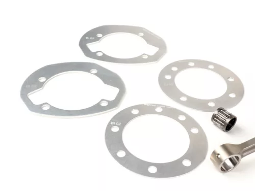 Kormánytengely BGM Pro HP Competition 60mm löket, 110mm csatlakozó rúd Lambretta DL/GP 125cc, 175cc, 200cc, 225cc, 250cc