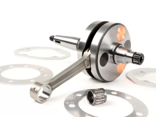 Kormánytengely BGM Pro HP Competition 60mm löket, 110mm csatlakozó rúd Lambretta DL/GP 125cc, 175cc, 200cc, 225cc, 250cc