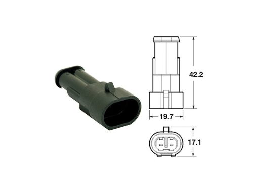 Csatlakozó készlet a kábelköteghez BGM PRO 060 AM SpecialSeal sorozatú típushoz, 0,85-1,25mm˛, vízálló 2 dugó érintkező.